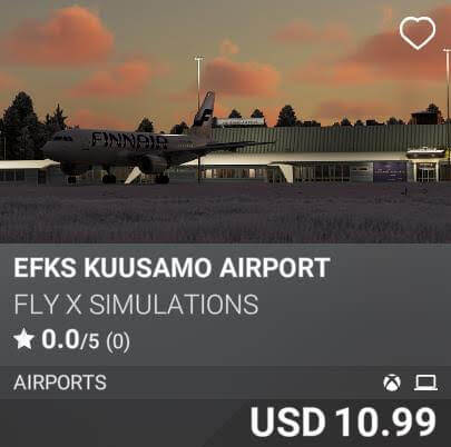 EFKS Kuusamo Airport by FLY X Simulations. USD 10.99
