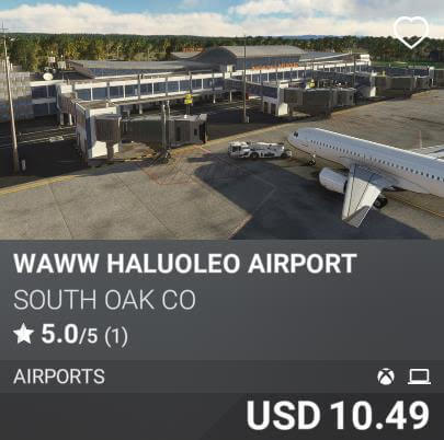 WAWW Haluoleo Airport by South Oak Co. USD 10.49