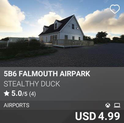 5B6 Falmouth Airpark by Stealthy Duck. USD 4.99