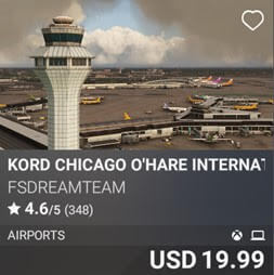 KORD Chicago O'Hare International Airport by FSDreamTeam. USD 19.99