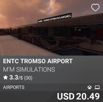 ENTC Tromso Airport by M'M SIMULATIONS. USD 20.49