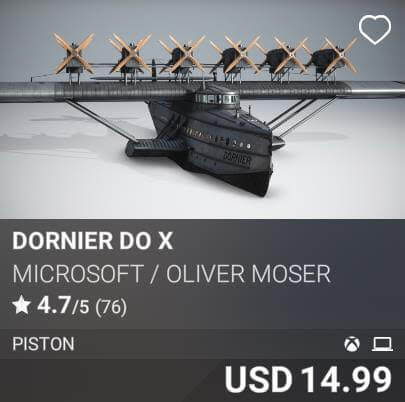 Dornier Do X by Oliver Moser. USD 14.99