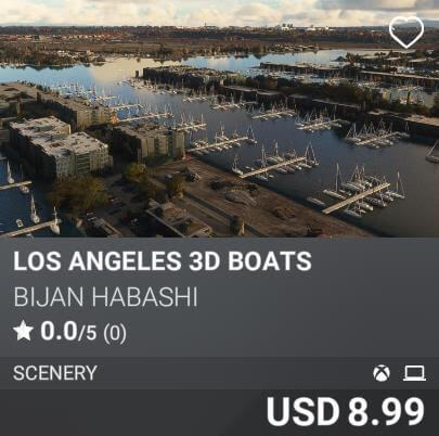 Los Angeles 3d Boats by Bijan Habashi. USD 8.99