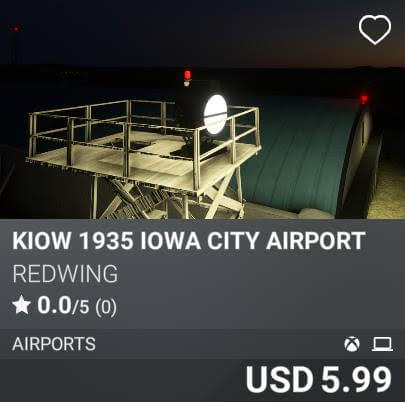 KIOW 1935 IOWA CITY AIRPORT by REDWING. USD 5.99