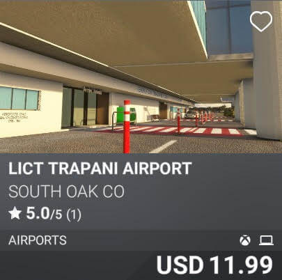 LICT Trapani Aiport by South Oak Co. USD 11.99