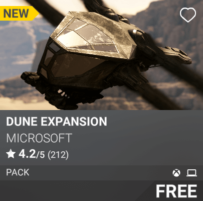 Dune Expansion by Microsoft. Free.