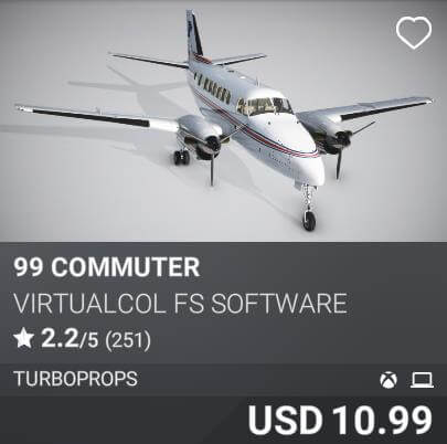 99 Commuter by Virtualcol FS Software. USD 10.99