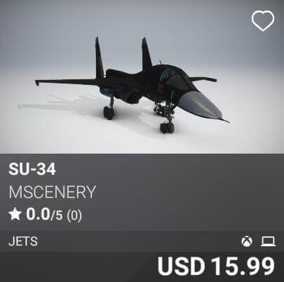 SU-34 by Mscenery. USD 15.99