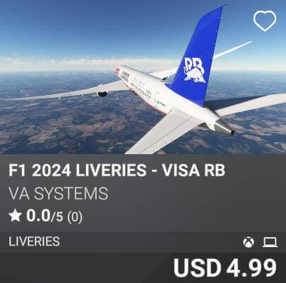 F1 2024 Liveries - Visa RB by VA SYSTEMS. USD 4.99