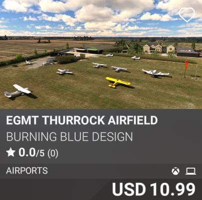 EGMT Thurrock Airfield by Burning Blue Design. USD 10.99