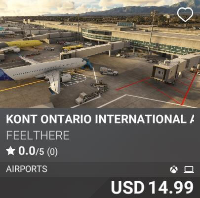 KONT Ontario International Airport by FeelThere. USD 14.99