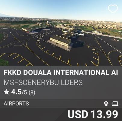 FKKD Douala International Airport by MSFScenerybuilders. USD 13.99