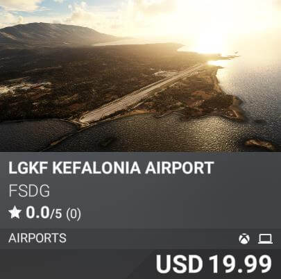 LGKF Kefalonia Airport by FSDG. USD 19.99