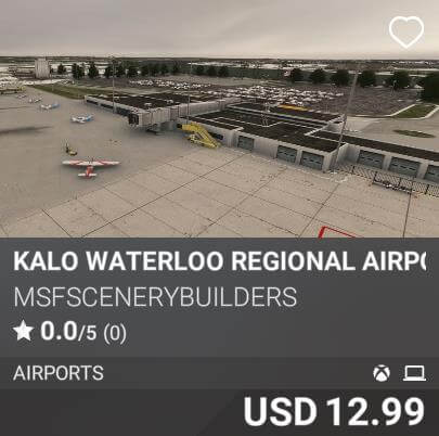 KALO Waterloo Regional Airport by MSFScenerybuilders. USD 12.99