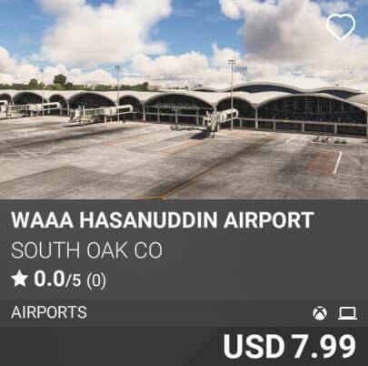 WAAA Hasanuddin Airport by South Oak Co. USD 7.99