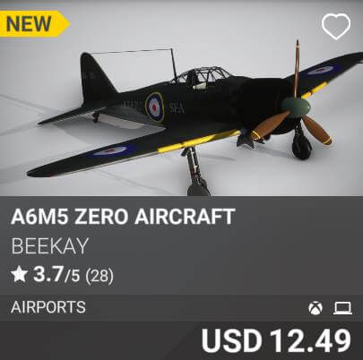 A6M5 Zero Aircraft by BeeKay. USD 12.49