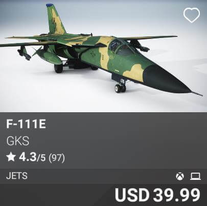 F-111E by GKS. USD 39.99