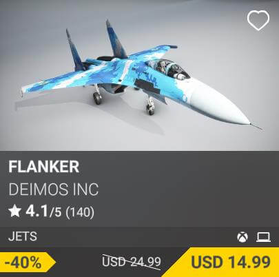 Flanker by DeimoS Inc. USD 24.99 (on sale for 14.99)