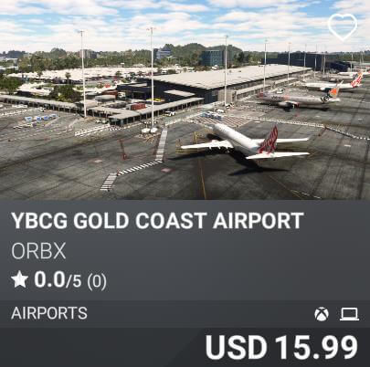 YBCG Gold Coast Airport by Orbx. USD 15.99