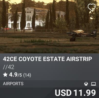 42CE Coyote Estate Airstrip by //42. USD 11.99
