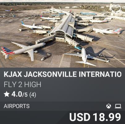 KJAX Jacksonville International Airport by Fly 2 High. USD 18.99