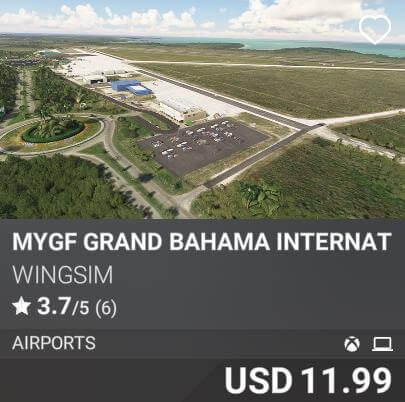 MYGF Grand Bahama International Airport by WINGSIM. USD 11.99