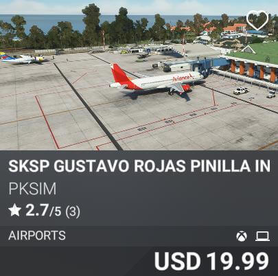 SKSP Gustavo Rojas Pinilla International Airport by PKSIM. USD 19.99