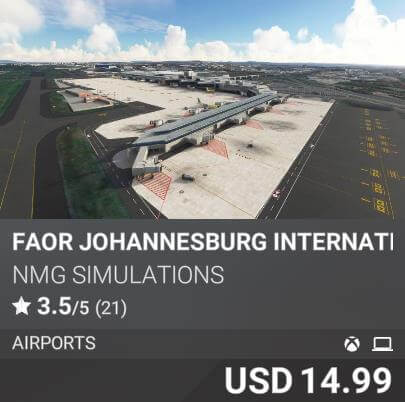 FAOR Johannesburg International by NMG Simulations. USD 14.99