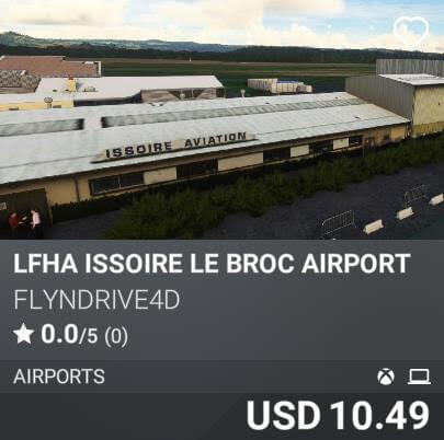 LFHA Issoire Le broc Airport by FLYNDRIVE4D. USD 10.49