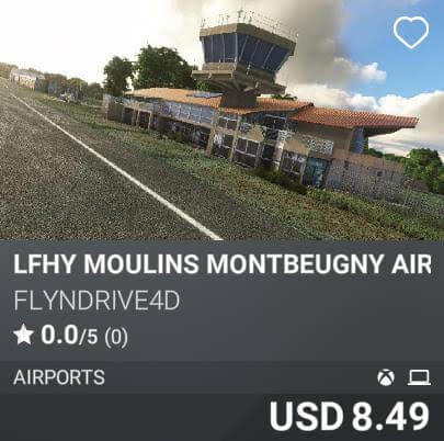 LFHY Moulins Montbeugny Airport by FLYNDRIVE4D. USD 8.49