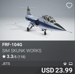 FRF-104G by Sim Skunk Works. USD 23.99