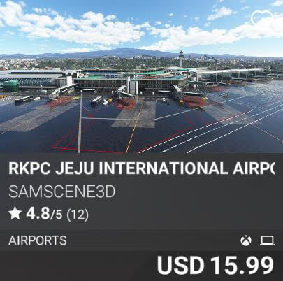 RKPC Jeju International Airport by SamScene3D. USD 15.99