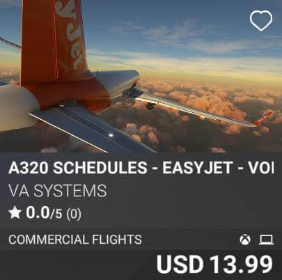 A320 Schedules - EasyJet - Vol 3 by VA SYSTEMS. USD 13.99