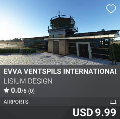EVVA Ventspils International Airport by Lisium Design. USD 9.99