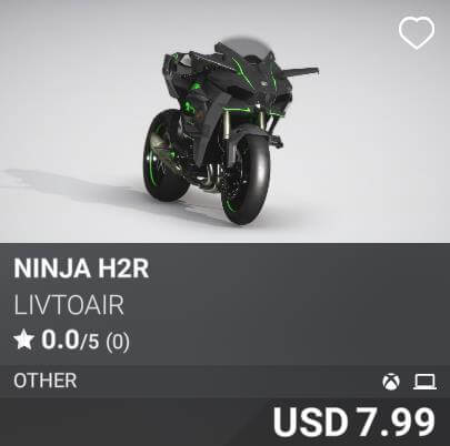 Ninja H2R by LivToAir. USD 7.99