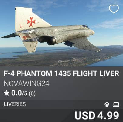 F-4 Phantom 1435 Flight Livery Pack by Novawing24. USD 4.99