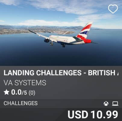 Landing Challenges - British Airways - Vol 2 by VA SYSTEMS. USD 10.99