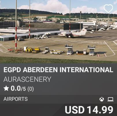 EGPD Aberdeen International Airport by AuraScenery. USD 14.99