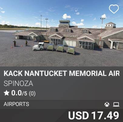 KACK NANTUCKET MEMORIAL Airport by SPINOZA. USD 17.49
