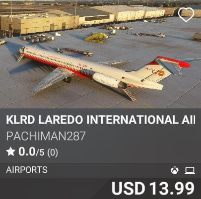 KLRD Laredo International Airport by Pachiman287. USD 13.99