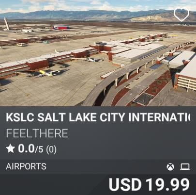 KSLC Salt Lake City International Airport by FeelThere. USD 19.99