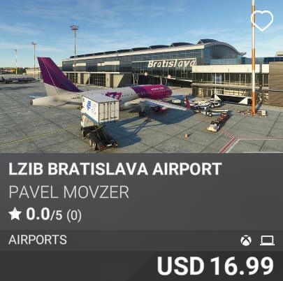 LZIB Bratislava Airport by Pavel Movzer. USD 16.99