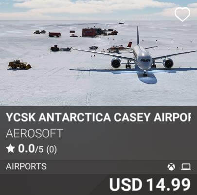 YCSK Antarctica Casey by Aerosoft. USD 14.99