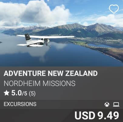 Adventure New Zealand by Nordheim Missions. USD 9.49