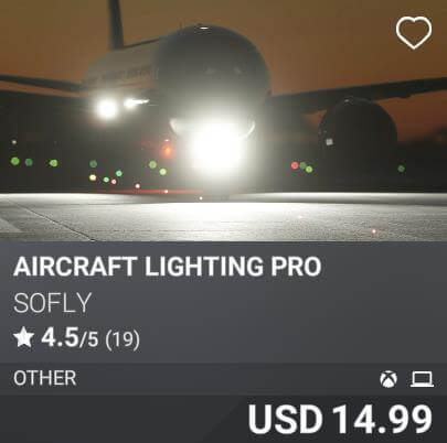 Aircraft Lighting Pro by SoFly. USD 14.99