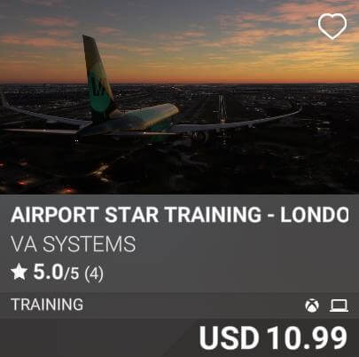Airport STAR Training - London Heathrow (EGLL) by VA SYSTEMS. USD 10.99