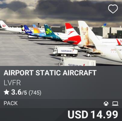 Airport Static Aircraft by LVFR. USD 14.99
