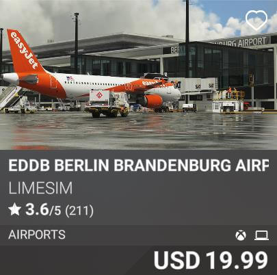 EDDB Berlin Brandenburg Airport by LIMESIM. USD 19.99