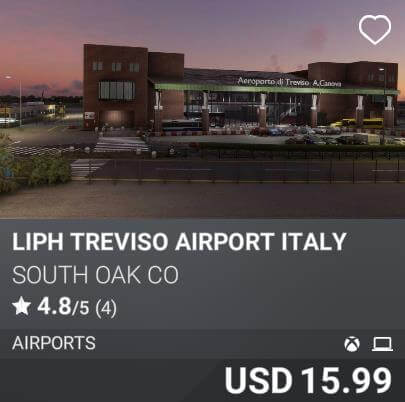 LIPH Treviso Airport Italy by South Oak Co. USD 15.99