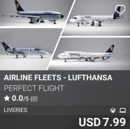 Airline Fleets - Lufthansa by Perfect Flight. USD 7.99
